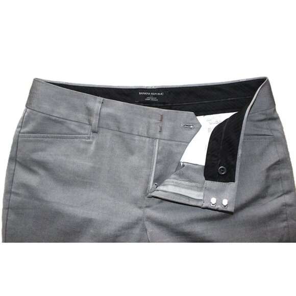 BANANA REPUBLIC Premium, Tailored Jackson-Fit Slim Career Pants in Grey (12P) - Picture 3 of 10